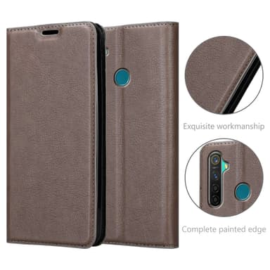 Realme 5 PRO / Realme Q Skal Fodral Case (Brun)