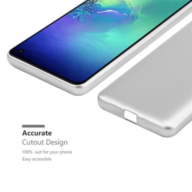 Skal Samsung Galaxy S10e Fodral Case (Silver)