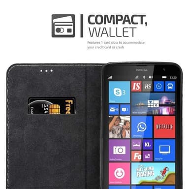 Nokia Lumia 1320 Skal Fodral Case (Svart)
