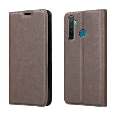 Realme 5 PRO / Realme Q Skal Fodral Case (Brun)