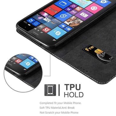 Nokia Lumia 1320 Skal Fodral Case (Svart)