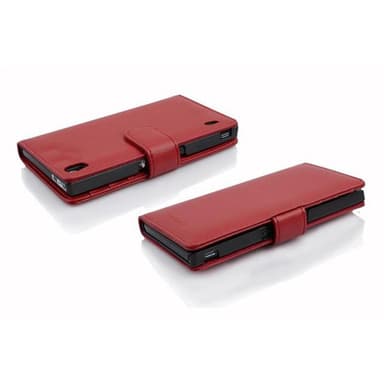 Huawei ASCEND P7 Plånboksfodral Skal (Röd)
