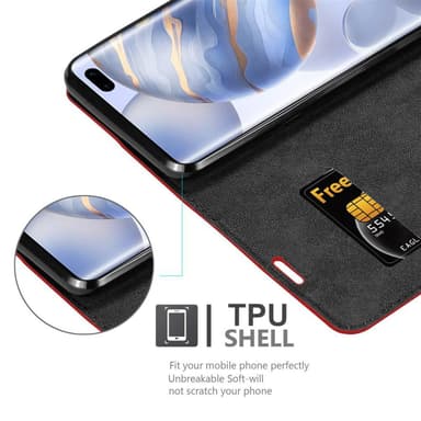Honor 30 PRO Skal Fodral Case (Röd)