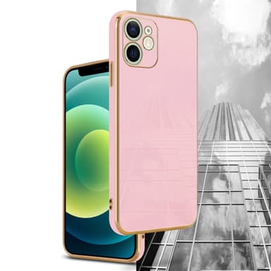 iPhone 12 Skal Fodral Case (Rosa)