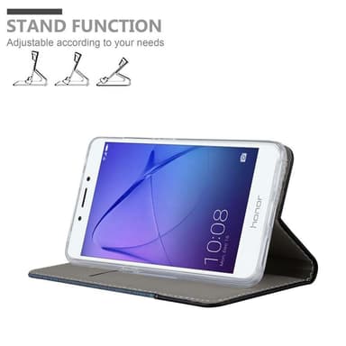 Honor 6A Plånboksfodral Skal (Blå)
