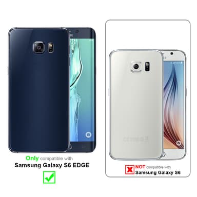 Skal Samsung Galaxy S6 EDGE Fodral Case (Blå)