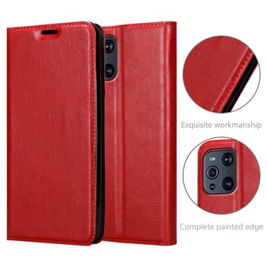 Oppo FIND X3 PRO Skal Fodral Case (Röd)