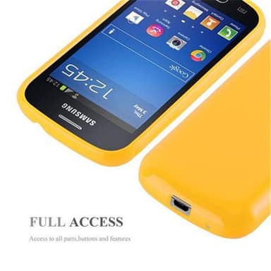 Samsung Galaxy TREND LITE Skal Fodral Case (Gul)