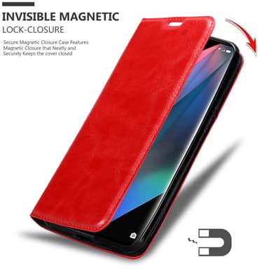Oppo FIND X3 PRO Skal Fodral Case (Röd)