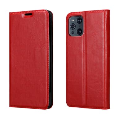 Oppo FIND X3 PRO Skal Fodral Case (Röd)