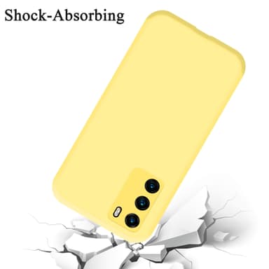 Huawei P40 Skal Fodral Case (Gul)
