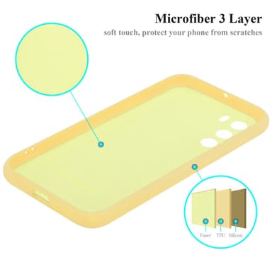 Huawei P40 Skal Fodral Case (Gul)