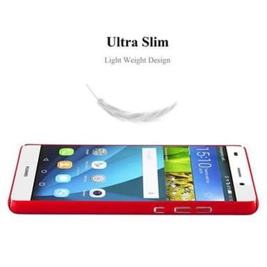 Huawei P8 LITE 2015 Skal Fodral Case (Röd)