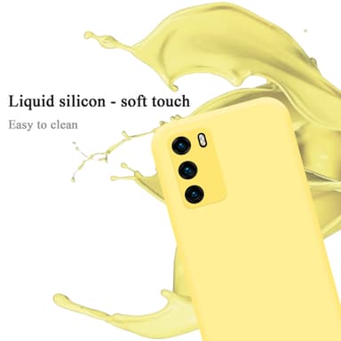 Huawei P40 Skal Fodral Case (Gul)