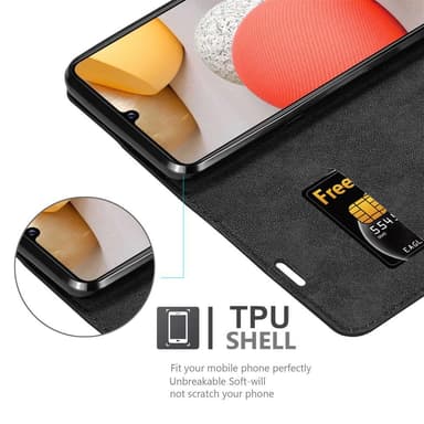 Samsung Galaxy A42 4G Skal Fodral Case (Svart)