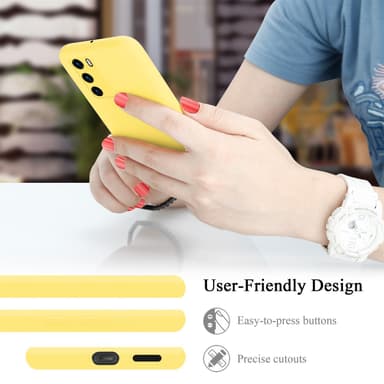 Huawei P40 Skal Fodral Case (Gul)