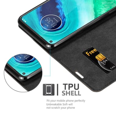 Motorola MOTO G8 Skal Fodral Case (Brun)