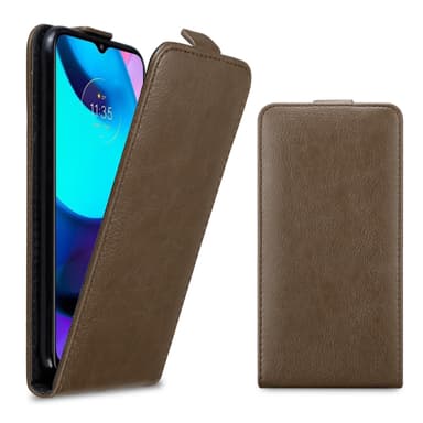 Motorola MOTO E20 / E30 / E40 Flipfodral Skal (Brun)