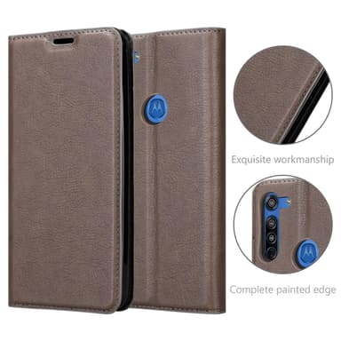 Motorola MOTO G8 Skal Fodral Case (Brun)