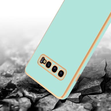 Samsung Galaxy S10 PLUS Skal Fodral Case (Grön)