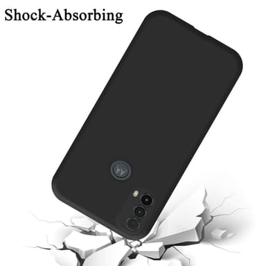 Motorola MOTO E20 / E30 / E40 Skal Fodral Case (Svart)