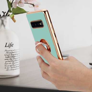 Samsung Galaxy S10 4G Skal Fodral Case (Turkos)