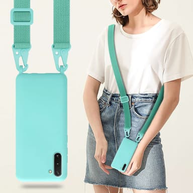 Samsung Galaxy NOTE 10 Skal Fodral Kedja (Turkos)