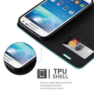 Samsung Galaxy S4 MINI Skal Fodral Case (Turkos)