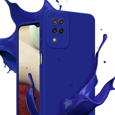 Samsung Galaxy A12 / M12 Skal Fodral Case (Blå)