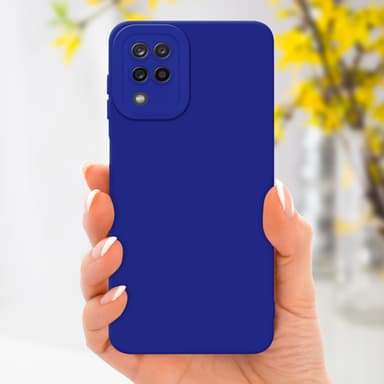 Samsung Galaxy A12 / M12 Skal Fodral Case (Blå)