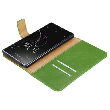 Sony Xperia XZ1 Plånboksfodral Skal (Grön)