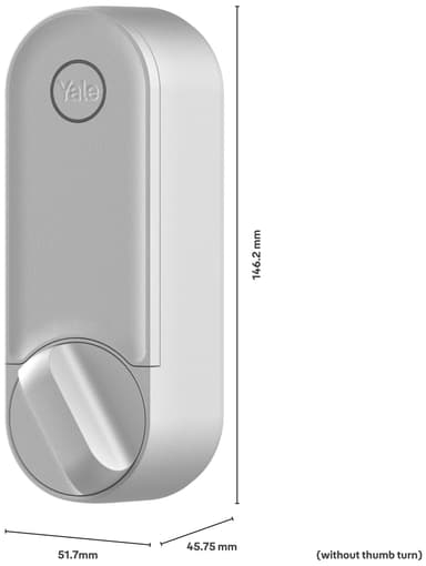Yale Linus L2 digitalt lås (silver)