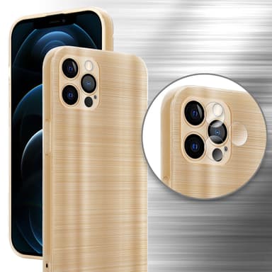 iPhone 12 PRO MAX Skal Fodral Case (Guld)