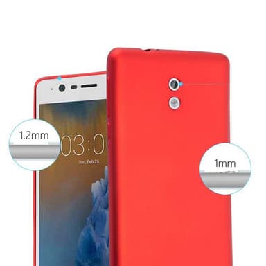 Skal Nokia 3 2017 Fodral Case (Röd)
