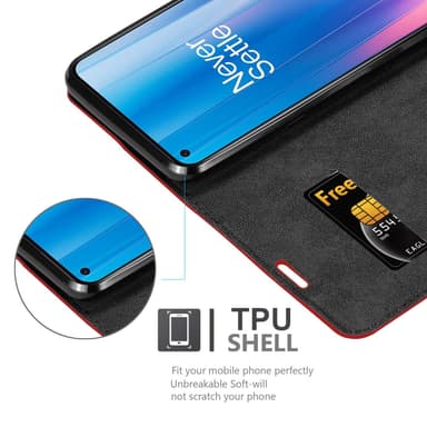 OnePlus Nord CE 2 5G Skal Fodral Case (Röd)