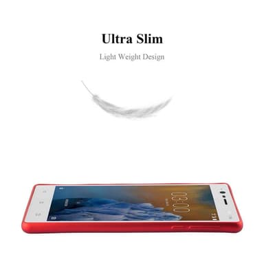 Skal Nokia 3 2017 Fodral Case (Röd)