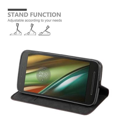 Motorola MOTO E3 Skal Fodral Case (Brun)
