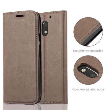 Motorola MOTO E3 Skal Fodral Case (Brun)