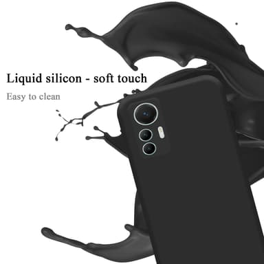 Xiaomi 12 LITE Skal Fodral Case (Svart)