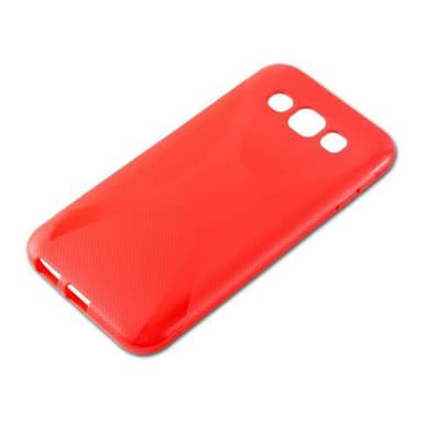 Samsung Galaxy E5 Skal Fodral Case (Röd)