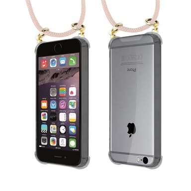 iPhone 6 / 6S Skal Fodral Kedja (Rosa)