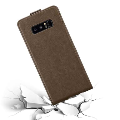 Samsung Galaxy NOTE 8 Flipfodral Skal (Brun)