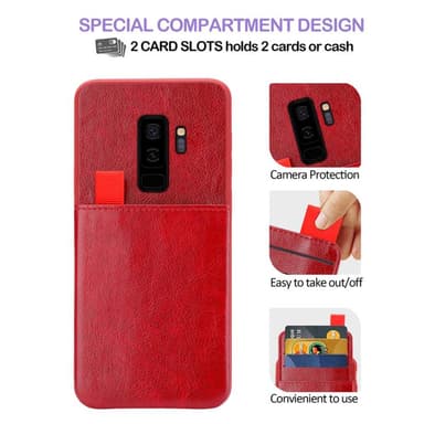 Skal Samsung Galaxy S9 PLUS Fodral Case (Röd)