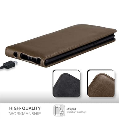 Samsung Galaxy NOTE 8 Flipfodral Skal (Brun)