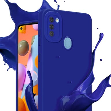 Samsung Galaxy A11 / M11 Skal Fodral Case (Blå)