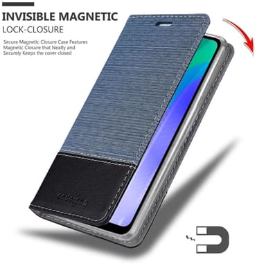 Huawei Y6P Plånboksfodral Skal (Blå)