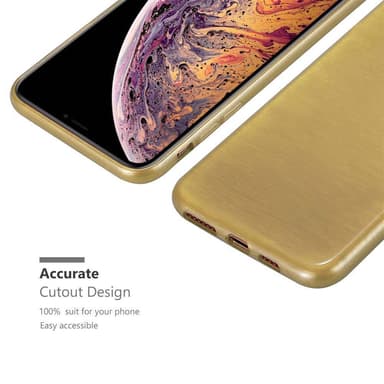 iPhone XS MAX Skal Fodral Case (Guld)