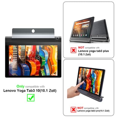 Lenovo Yoga Tab 3 10 (10.1 tum) 3x Skyddsglas
