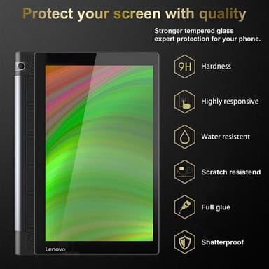 Lenovo Yoga Tab 3 10 (10.1 tum) 3x Skyddsglas