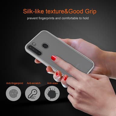 Samsung Galaxy A21 Skal Fodral Case (Transparent)
